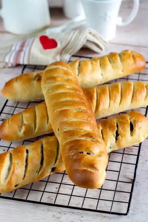 baguettes viennoises aux pépites