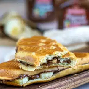 baguettes viennoises banane et beurre de cacahuètes