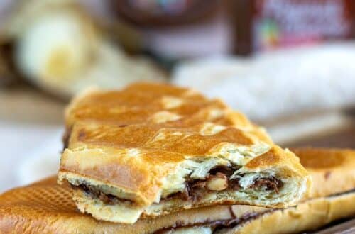 baguettes viennoises banane et beurre de cacahuètes