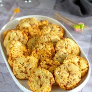 cookies bacon et parmesan