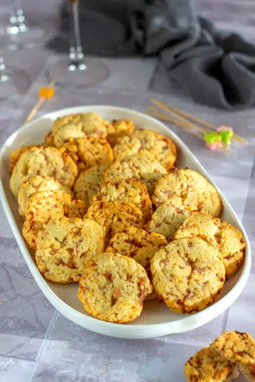 cookies bacon et parmesan