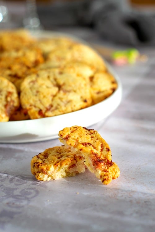 cookies bacon et parmesan