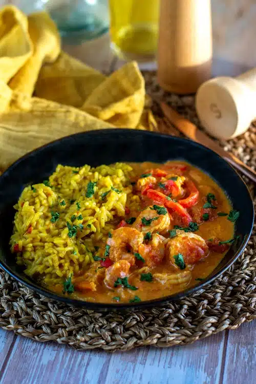 curry de crevettes