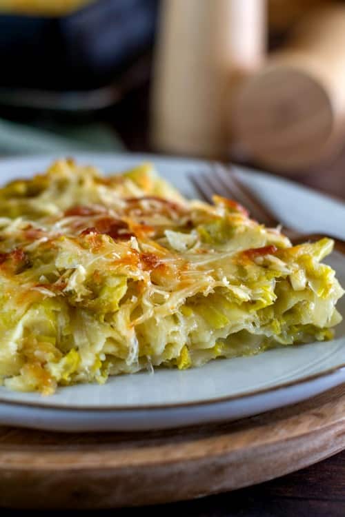 lasagnes aux poireaux