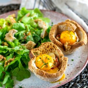 oeufs en nids de pain de mie