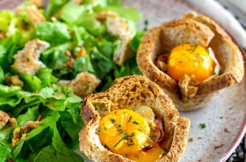 oeufs en nids de pain de mie