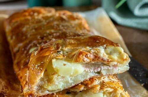 tresse feuilletée à la raclette
