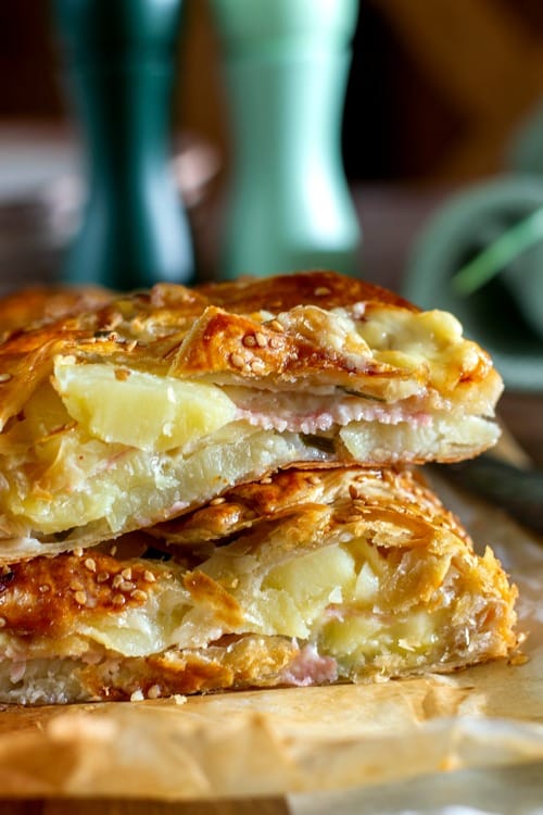 tresse feuilletée à la raclette