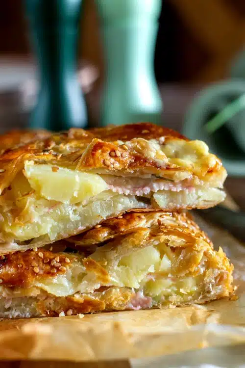 tresse feuilletée à la raclette