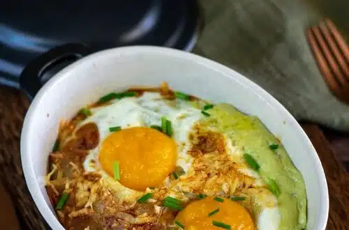 cocotte de ravioles et épinards