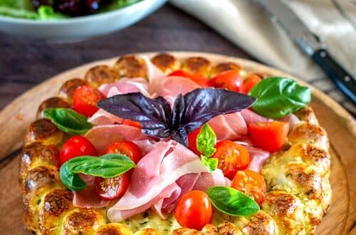 gâteau de pommes de terre au jambon serrano