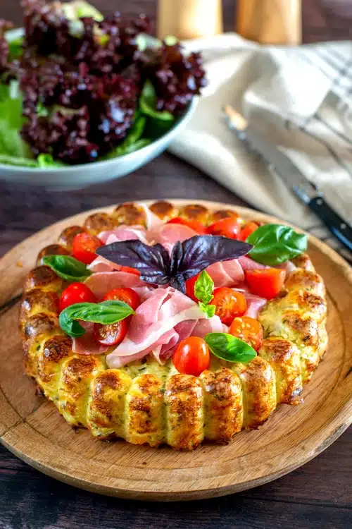 gâteau de pommes de terre au jambon serrano