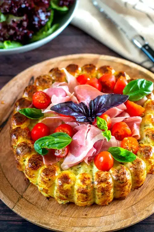 gâteau de pommes de terre au jambon serrano