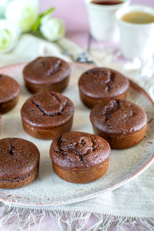 petits moelleux au chocolat