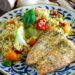 salade de boulghour et courgettes au saumon