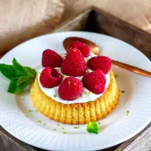 tartelettes renversées aux framboises