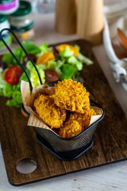 nuggets de poulet aux chips