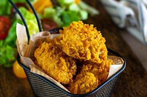 nuggets de poulet aux chips