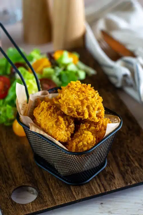 nuggets de poulet aux chips