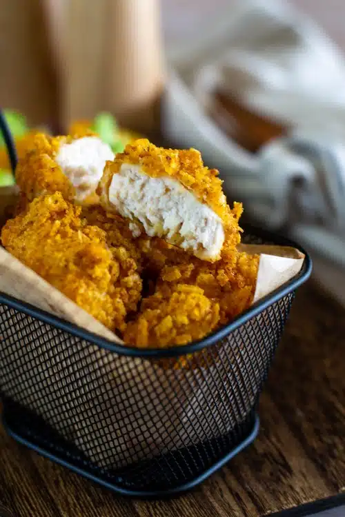 nuggets de poulet aux chips