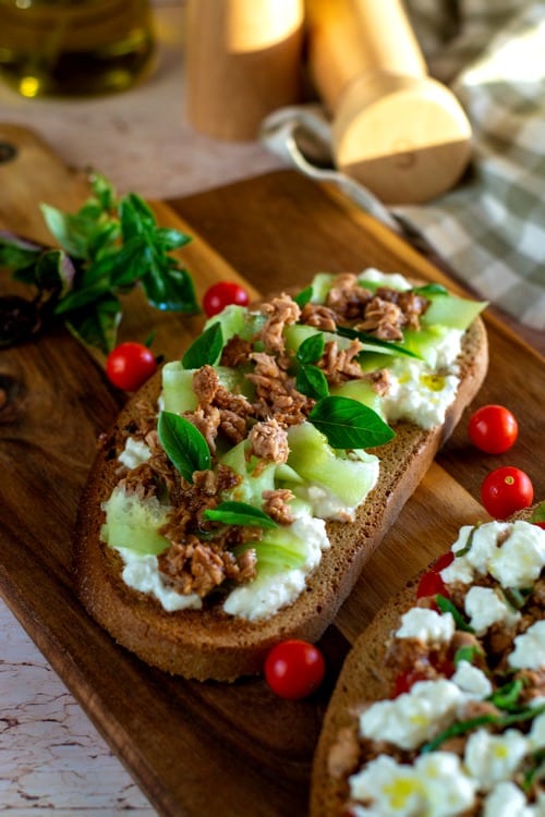 bruschettas au thon