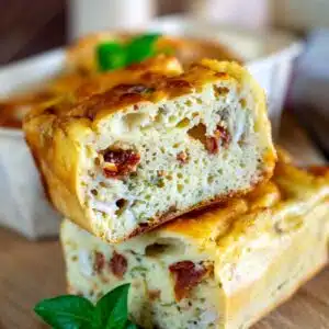 cake léger aux tomates séchées & chèvre