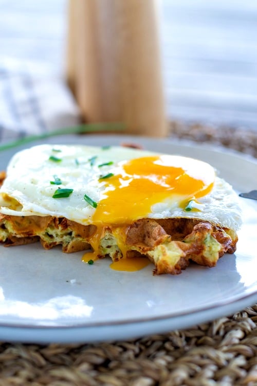 gaufres de courgettes