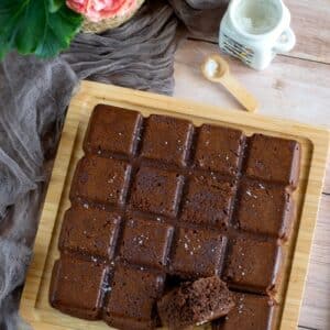 brownies à la purée d'amandes