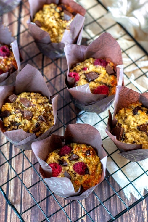Muffins à l'avoine (sans sucres ajoutés et sans beurre)