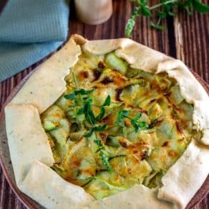 tarte rustique courgettes et ricotta