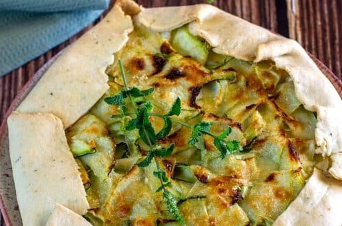 tarte rustique courgettes et ricotta