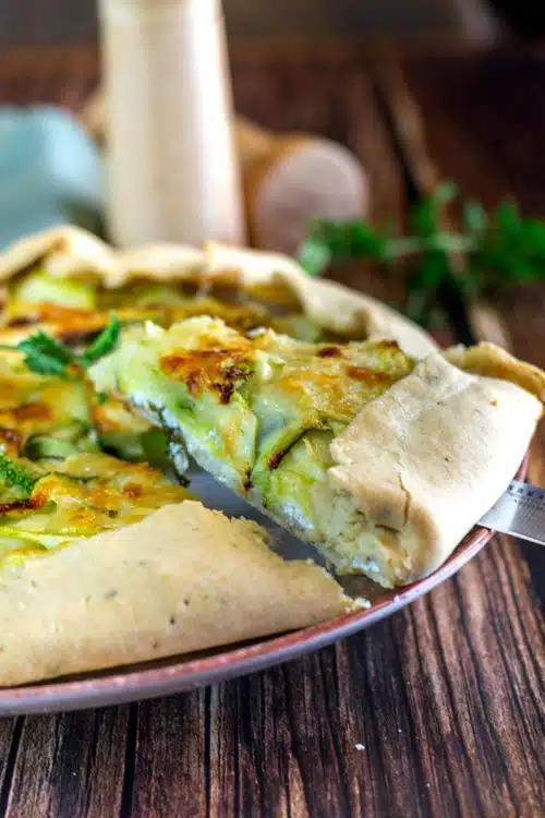 tarte rustique courgettes et ricotta