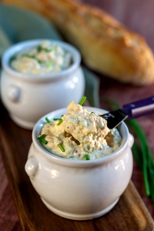 Tartinade jambon oeuf - Quand Nad cuisine.