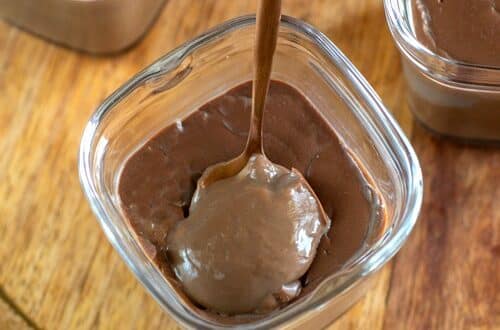 petites crèmes dessert au chocolat sans oeuf